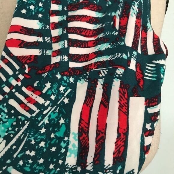 LuLaRoe Kids S/M Americana Leggings - Picture 2 of 3